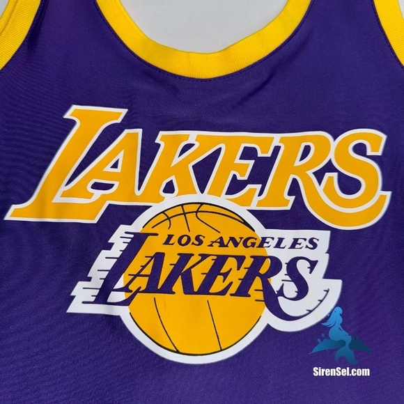 1086 NWT Authentic Ultra Game NBA Licensed Los Angeles Lakers Bodysuit - Size XS - Picture 4 of 16